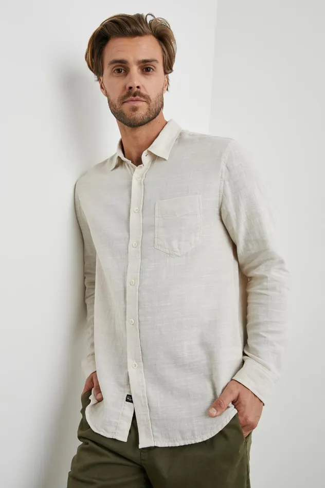 Rails Shirts Men WYATT SHIRT Hummus