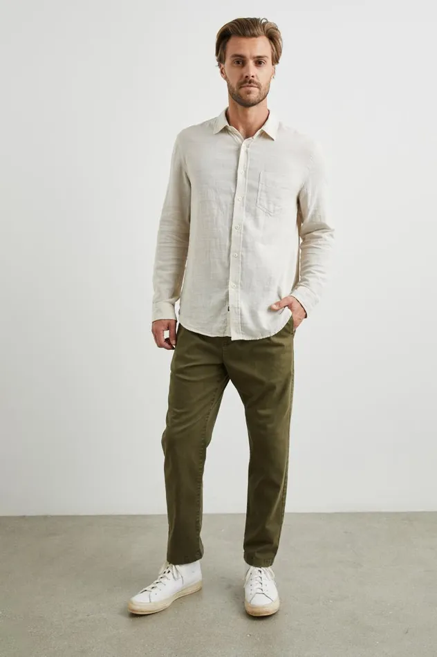 Rails Shirts Men WYATT SHIRT Hummus