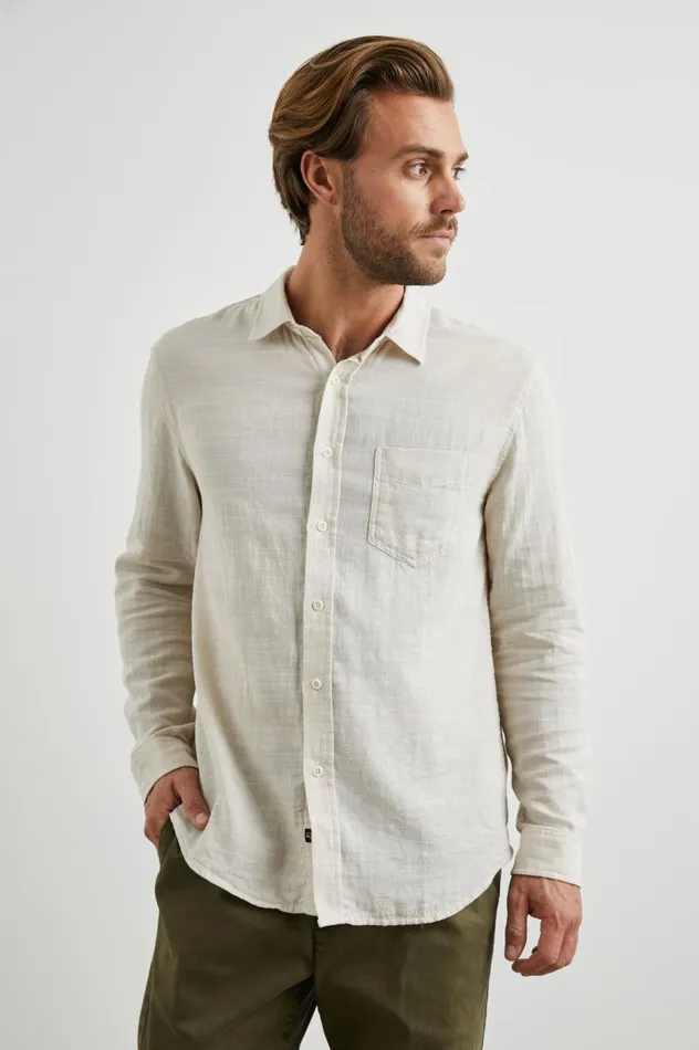 Rails Shirts Men WYATT SHIRT Hummus