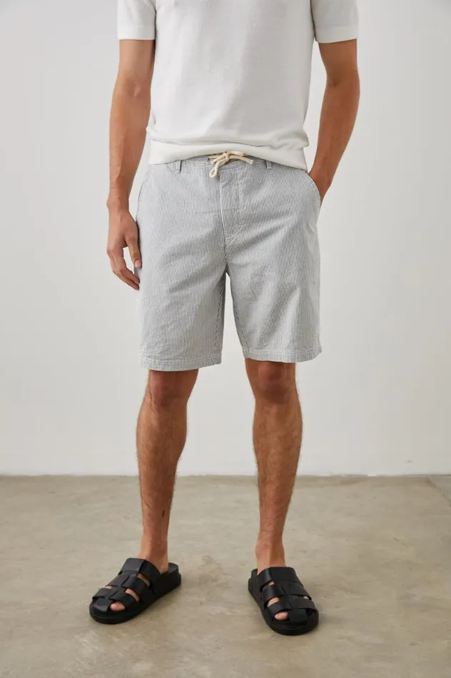 Rails Shorts and Swim Men ARSENE SHORT Navy Seersucker