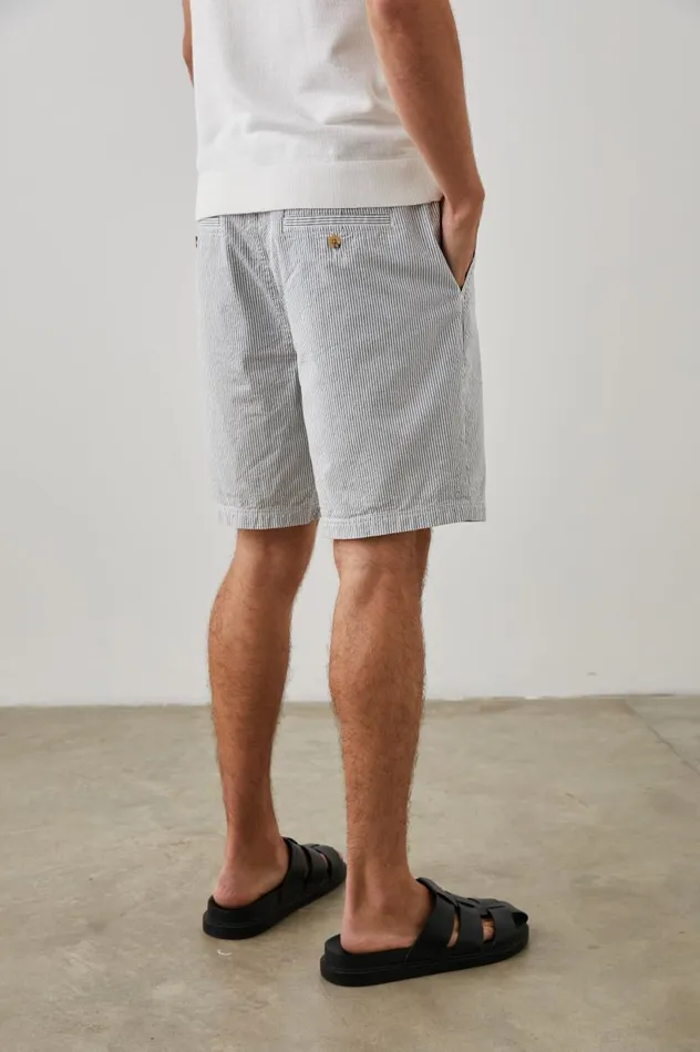 Rails Shorts and Swim Men ARSENE SHORT Navy Seersucker