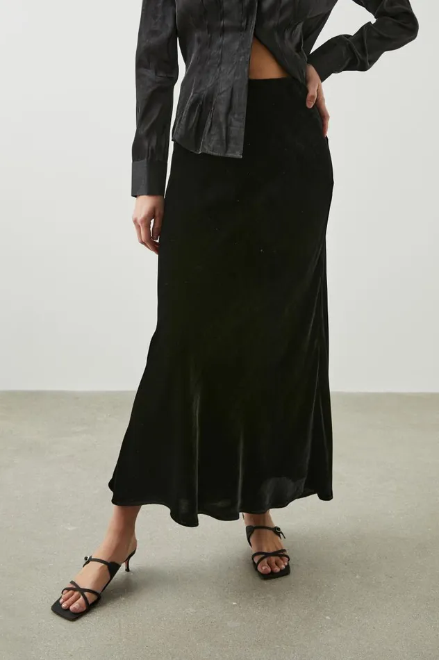Rails Skirts Women LEIA SKIRT Black Velvet