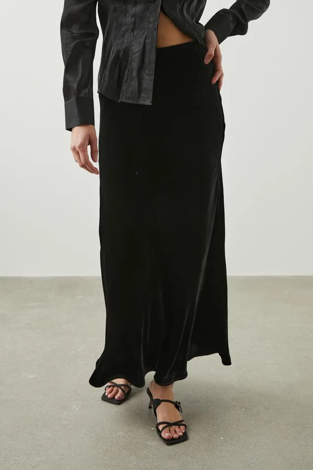 Rails Skirts Women LEIA SKIRT Black Velvet