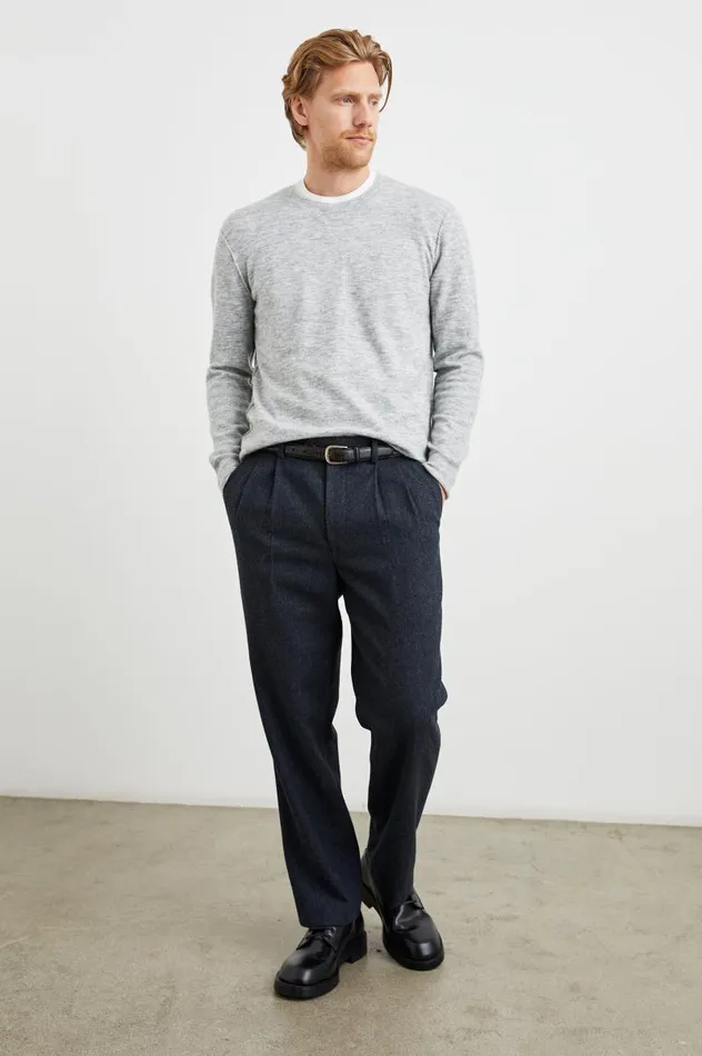 Rails Sweaters Men BECKSON SWEATER Heather Grey