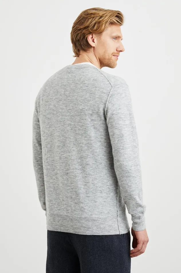 Rails Sweaters Men BECKSON SWEATER Heather Grey