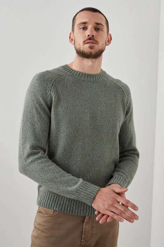 Rails Sweaters Men DONOVAN SWEATER Oregano