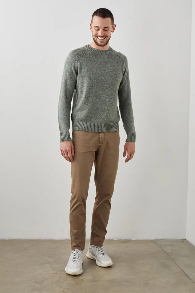 Rails Sweaters Men DONOVAN SWEATER Oregano