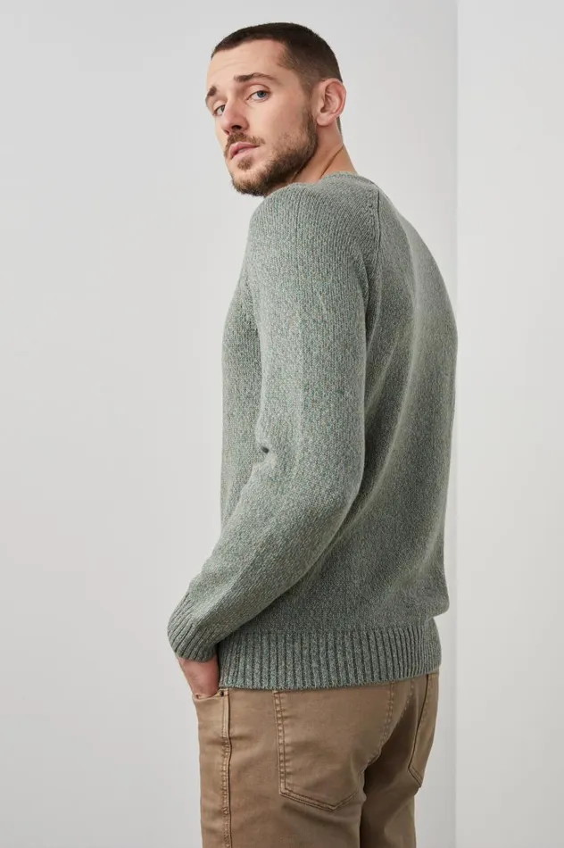 Rails Sweaters Men DONOVAN SWEATER Oregano