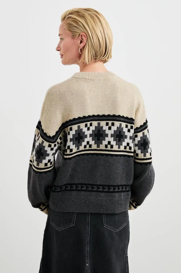 Rails Sweaters Women EMMA SWEATER Heather Fair Isle