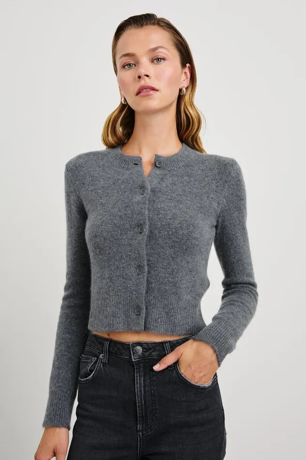 Rails Sweaters Women MATILDA SWEATER Charcoal