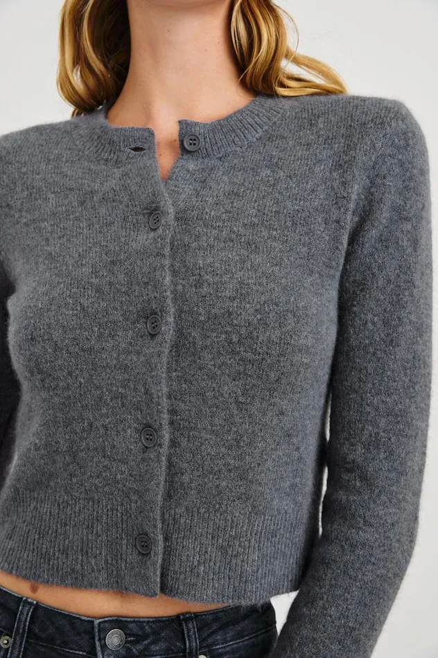 Rails Sweaters Women MATILDA SWEATER Charcoal