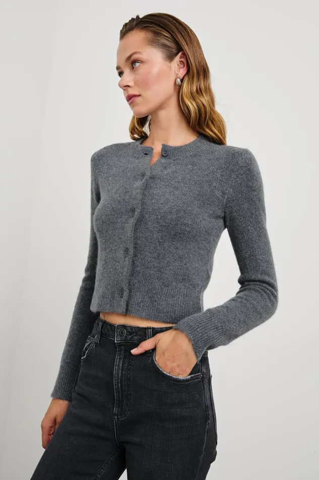 Rails Sweaters Women MATILDA SWEATER Charcoal