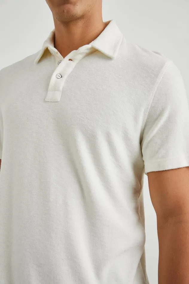 Rails TShirts and Thermals Men RHEN POLO SHIRT Pearl