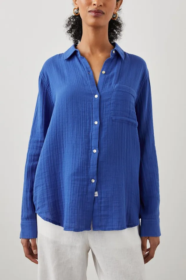 Rails Tops Women ELLIS SHIRT Cobalt