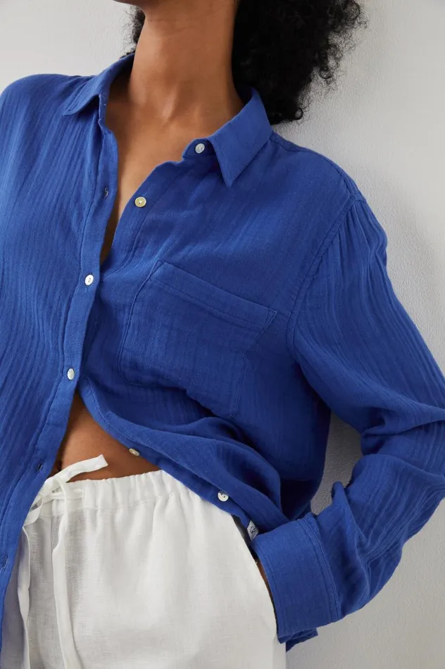 Rails Tops Women ELLIS SHIRT Cobalt