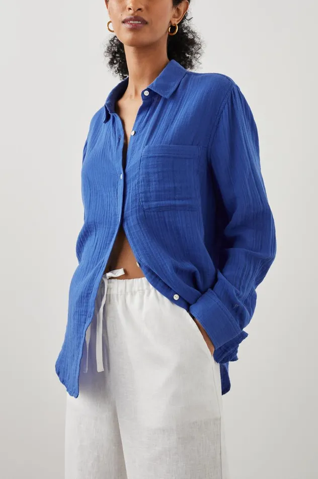 Rails Tops Women ELLIS SHIRT Cobalt