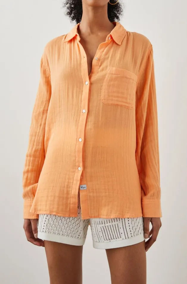 Rails Tops Women ELLIS SHIRT Papaya