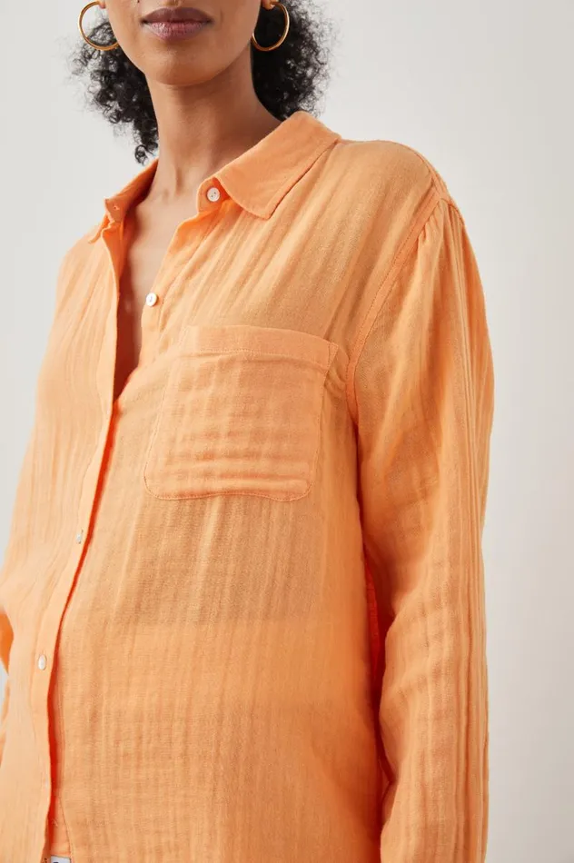 Rails Tops Women ELLIS SHIRT Papaya