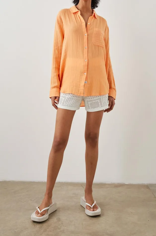 Rails Tops Women ELLIS SHIRT Papaya