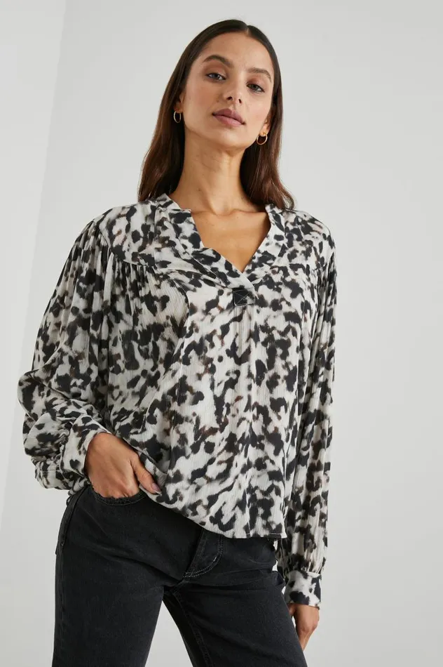 Rails Tops Women FABLE TOP Blurred Cheetah