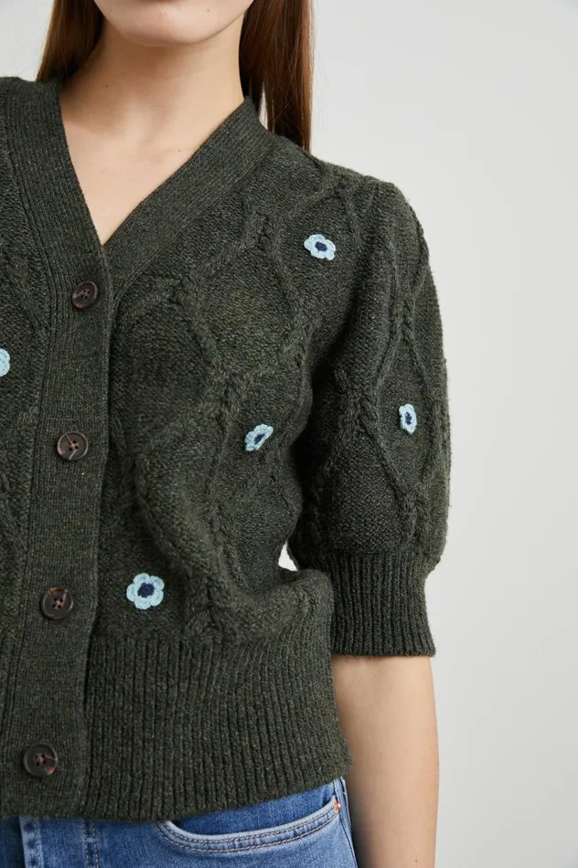Rails Tops Women ISLA CARDIGAN Forest Daisies