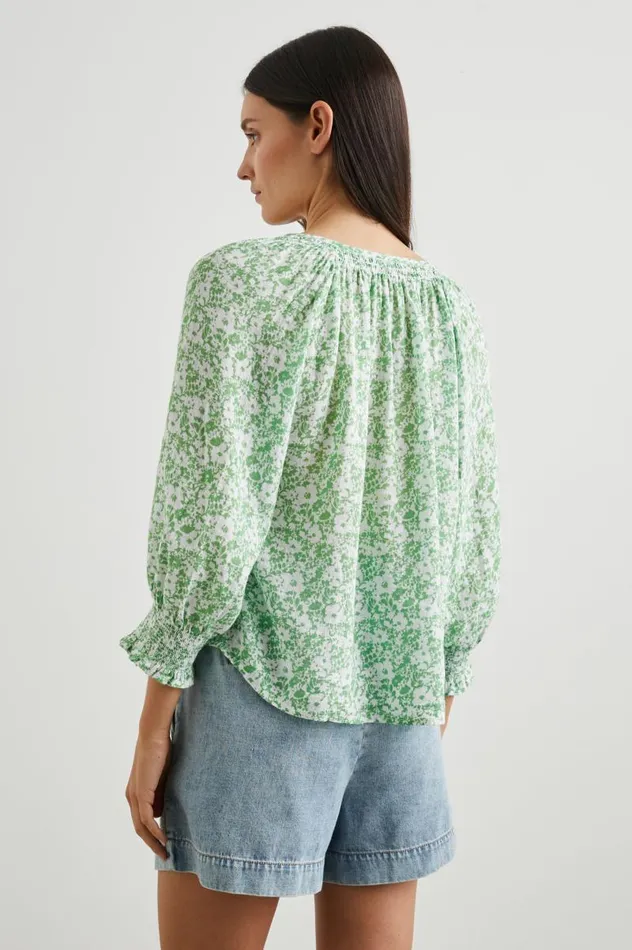 Rails Tops Women MARIAH TOP Green Texture Floral