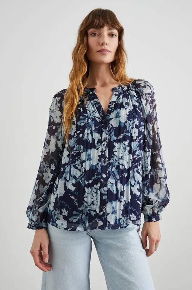 Rails Tops Women NESSIE TOP Indigo Blossoms
