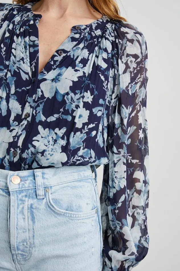 Rails Tops Women NESSIE TOP Indigo Blossoms