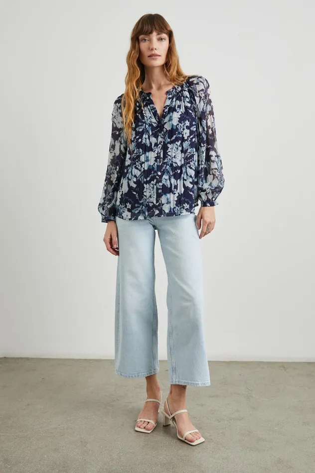 Rails Tops Women NESSIE TOP Indigo Blossoms