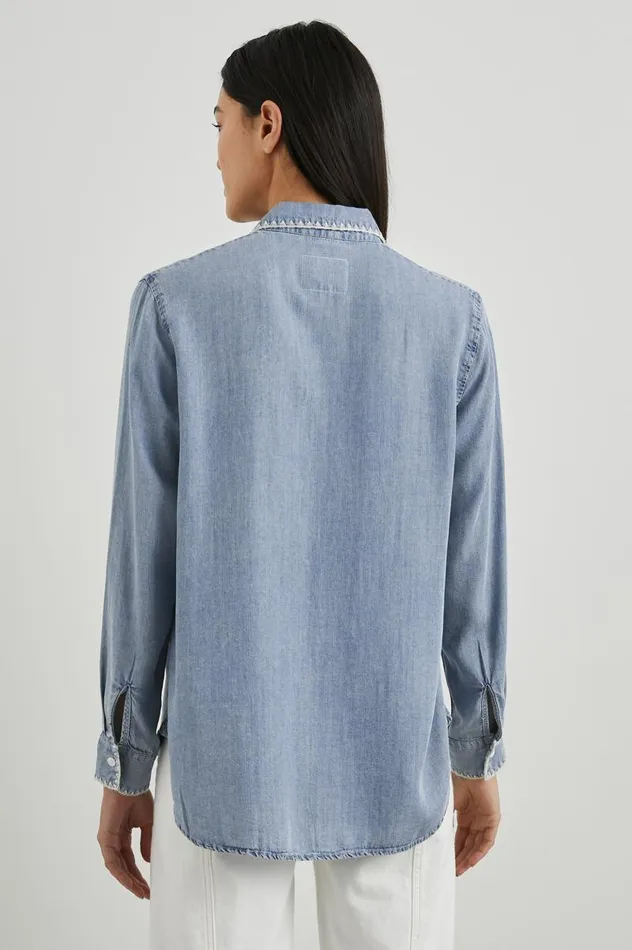 Rails Tops Women SAYA SHIRT Medium Cloud Wash