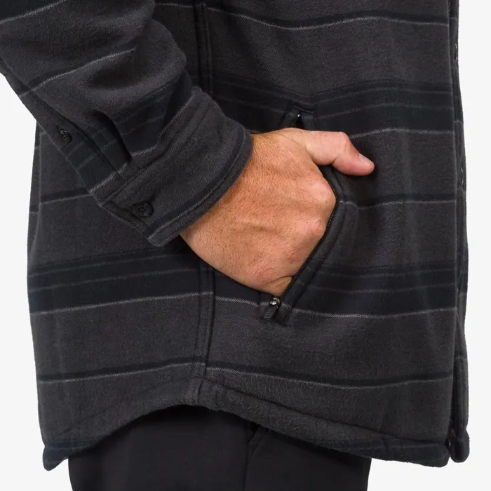 Reef Outerwear Men Bartlett Woven Jacket Caviar Reef Outerwear Men Bartlett Woven Jacket Caviar