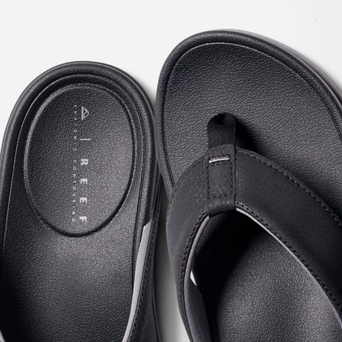 Reef Sandals Men Cushion Bonzer Blackgum Reef Sandals Men Cushion Bonzer Blackgum