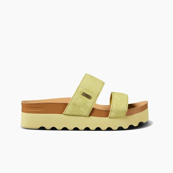 Reef Sandals Women Cushion Vista Hi Citron Suede