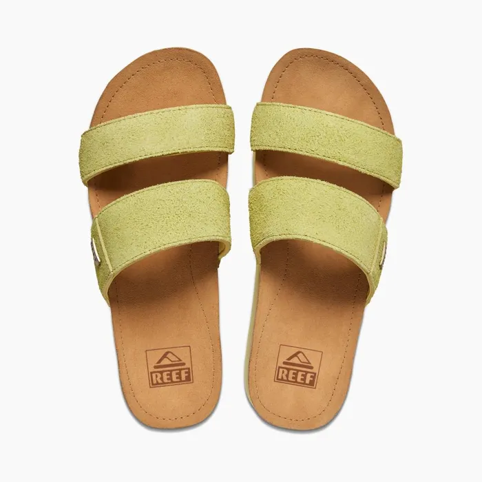 Reef Sandals Women Cushion Vista Hi Citron Suede