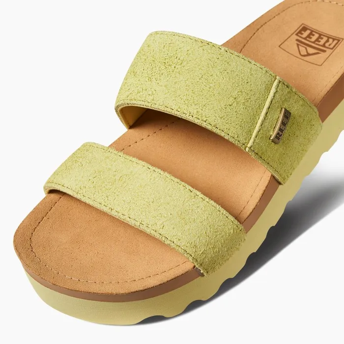 Reef Sandals Women Cushion Vista Hi Citron Suede