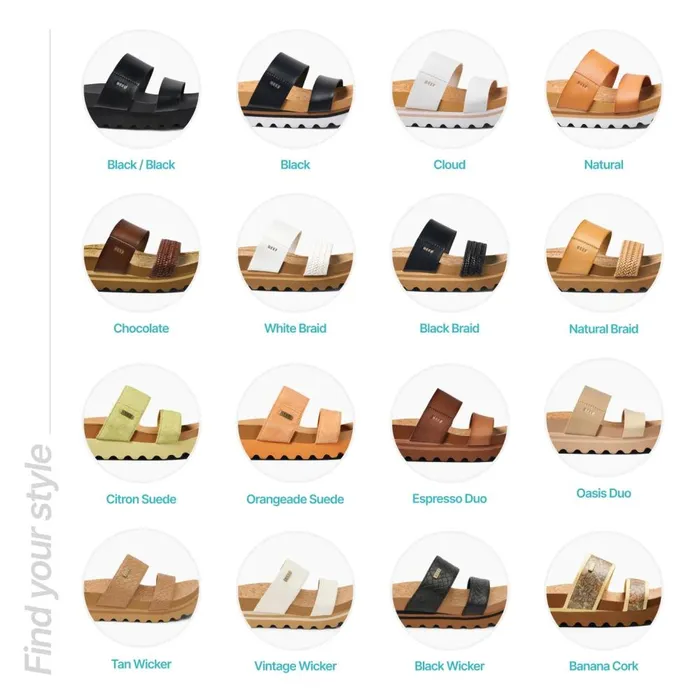 Reef Sandals Women Cushion Vista Hi Oasis Duo Reef Sandals Women Cushion Vista Hi Oasis Duo