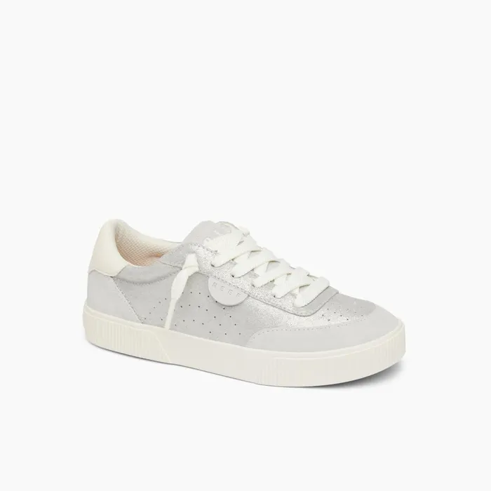 Reef Shoes Women Lay Day Seas Silver Suede Reef Shoes Women Lay Day Seas Silver Suede