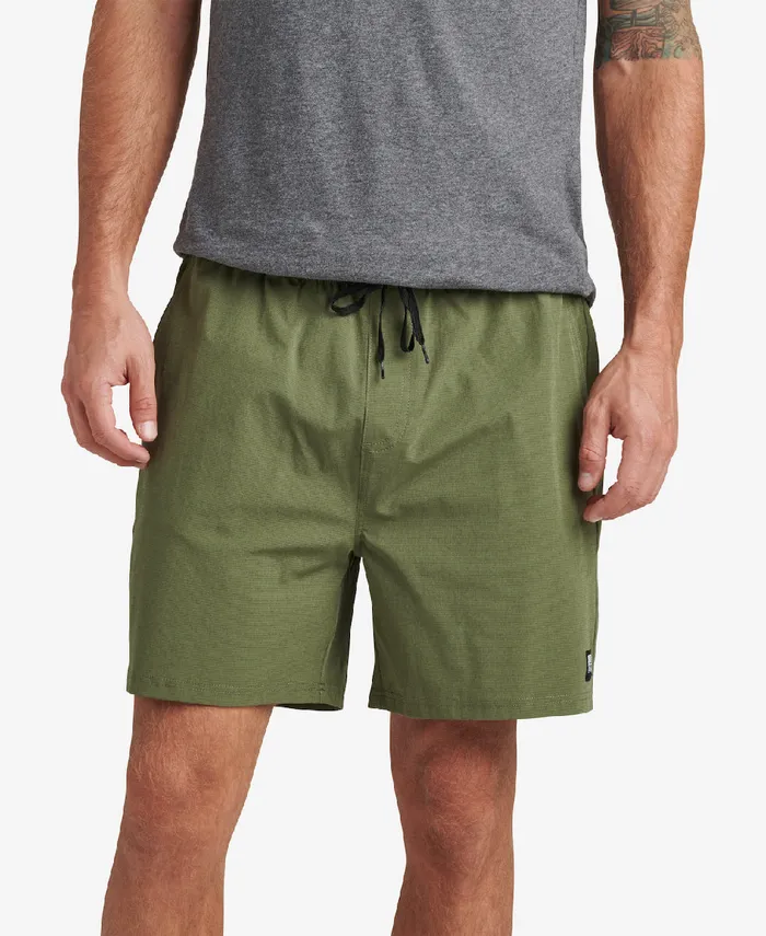 Reef Shorts Boardshorts and Pants Men Fields 17 Elastic Waist Walk Short Olivine