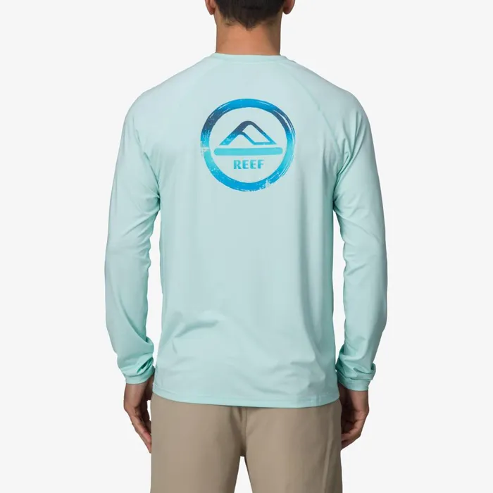 Reef Surf Shirts and UPF Apparel Men Hanford Long Sleeve Surf Shirt Upf 50 Clearwater