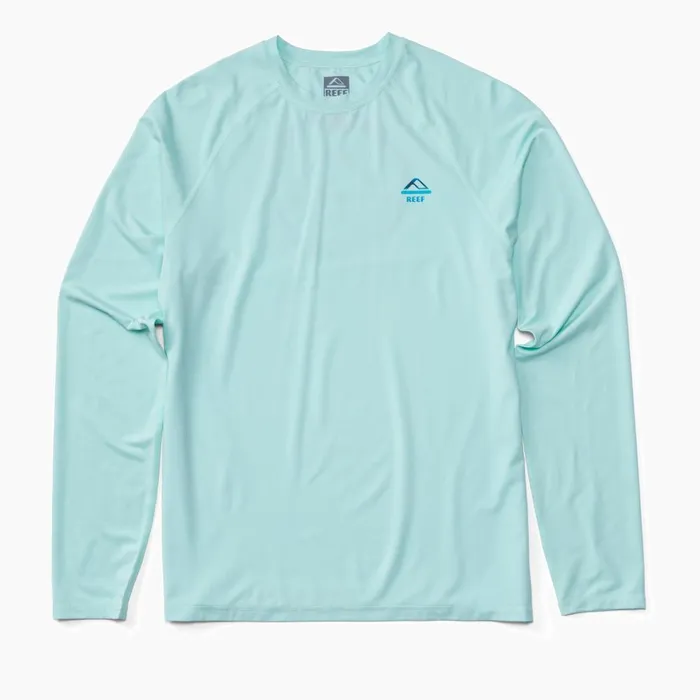 Reef Surf Shirts and UPF Apparel Men Hanford Long Sleeve Surf Shirt Upf 50 Clearwater