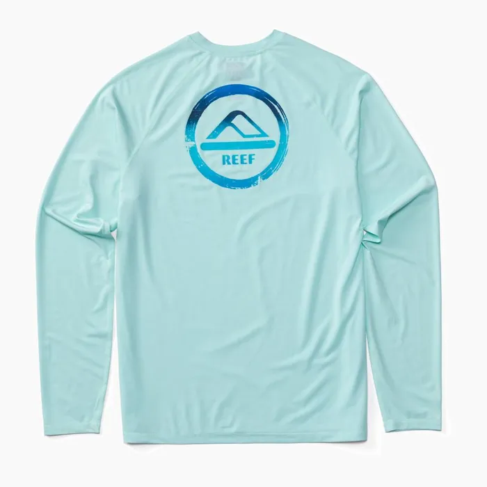 Reef Surf Shirts and UPF Apparel Men Hanford Long Sleeve Surf Shirt Upf 50 Clearwater