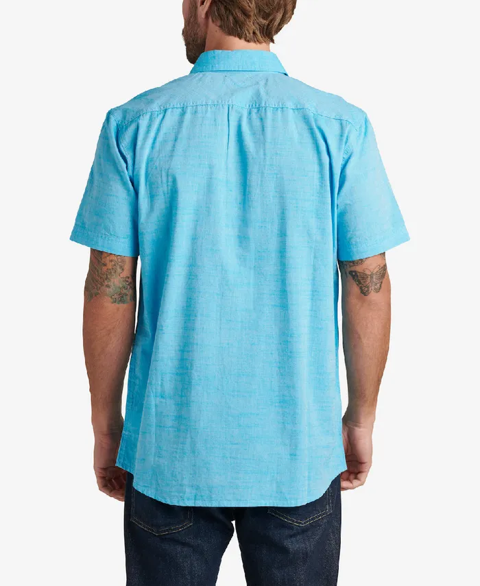Reef TShirts and Shirts Men Winfred Woven Shirt Starlight Blue Reef TShirts and Shirts Men Winfred Woven Shirt Starlight Blue