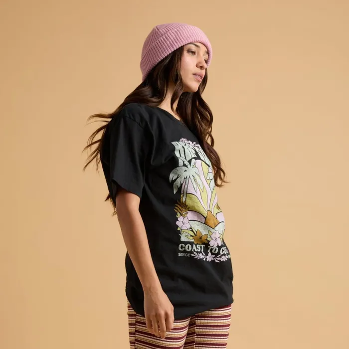 Reef TShirts Tanks and Dresses Women Coastal Boyfriend Crew Caviar