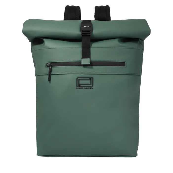 Rolltop Backpack Dark Jade Men Lancel Backpacks