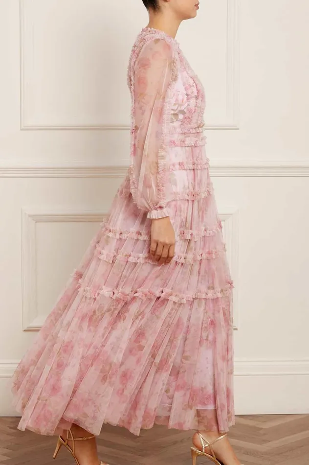 Rose Bluebell Esme Gown Pink Women Needle and Thread Dresses
