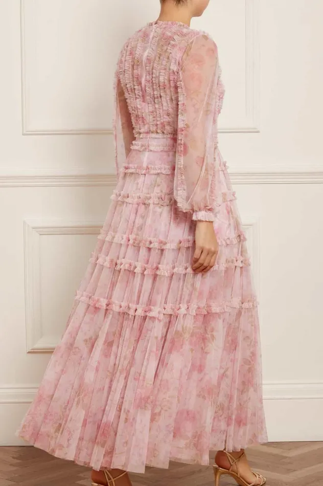 Rose Bluebell Esme Gown Pink Women Needle and Thread Dresses