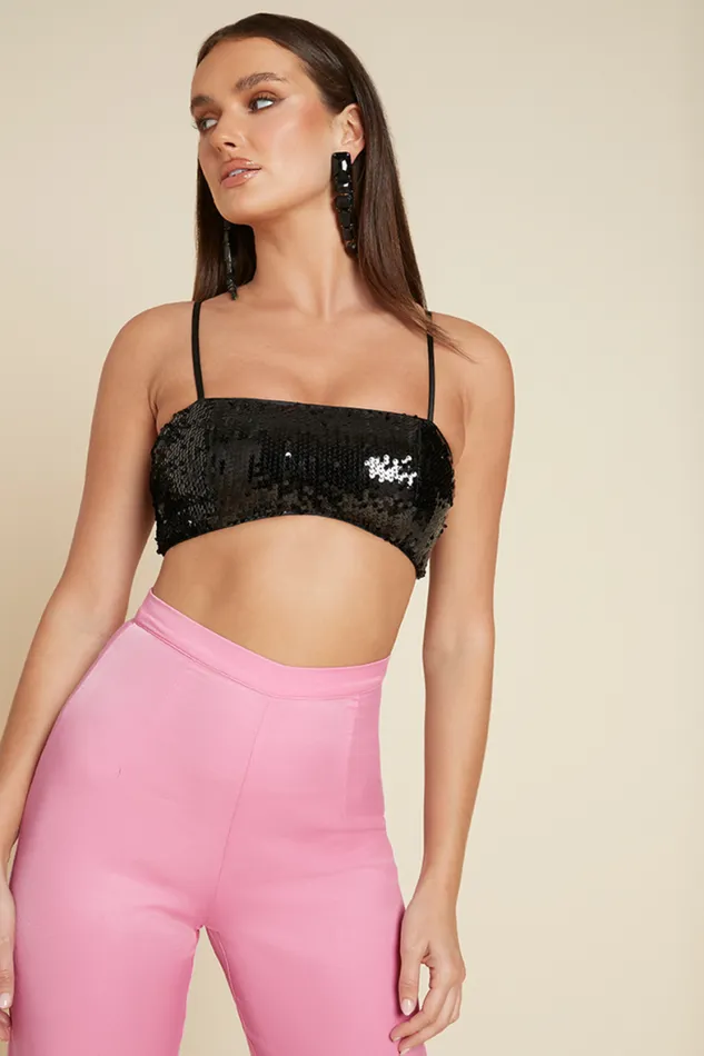 Runaway The Label Crops Shop LOLA CROP TOP 8211 BLACK Runaway The Label Crops Shop LOLA CROP TOP 8211 BLACK