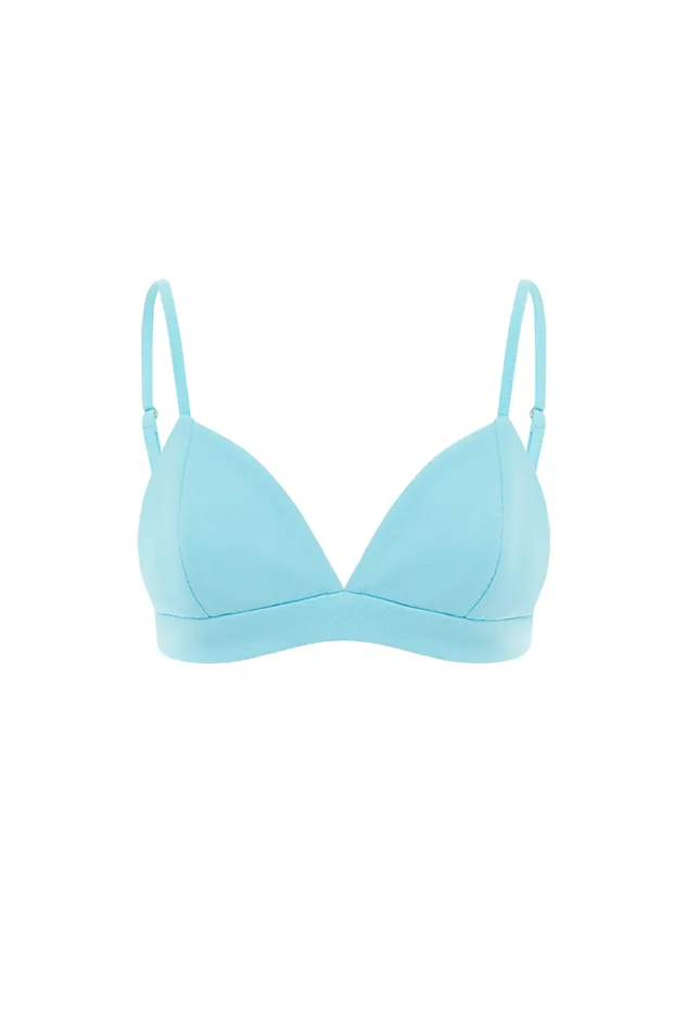 Runaway The Label Crops Shop THE BRA TOP 8211 AQUA Runaway The Label Crops Shop THE BRA TOP 8211 AQUA