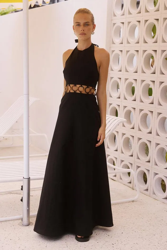 Runaway The Label Maxi Shop RAFINA MAXI DRESS 8211 BLACK