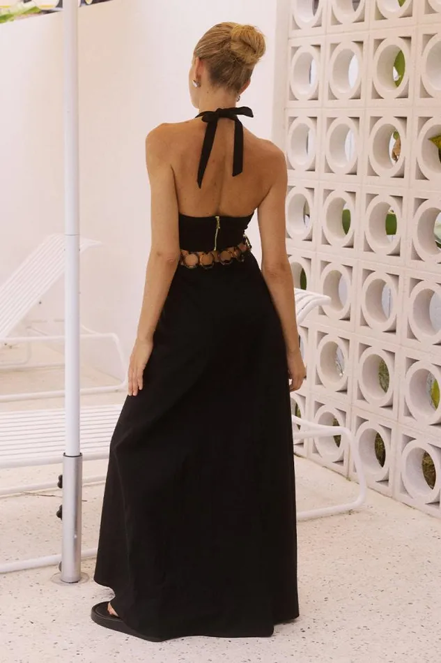 Runaway The Label Maxi Shop RAFINA MAXI DRESS 8211 BLACK